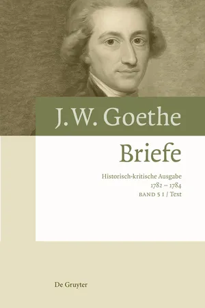 Briefe 1782 – 1784