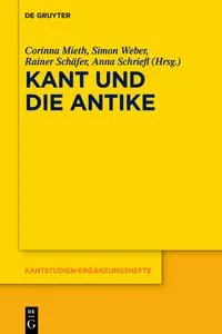 Kant und die Antike_cover