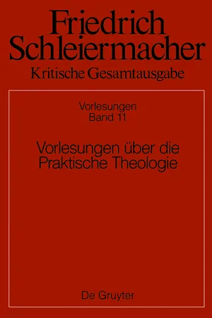 Vorlesungen über die Praktische Theologie