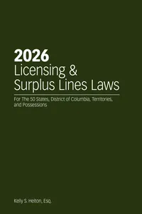 2026 Licensing & Surplus Lines Laws_cover