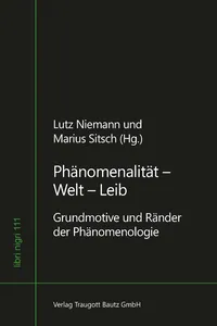 Phänomenalität - Welt - Leib_cover