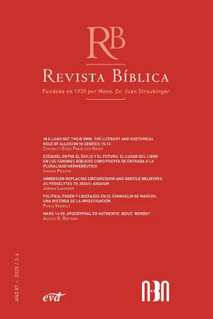 Revista Bíblica 2025/3-4 - Año 87