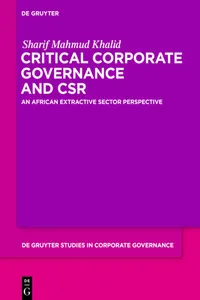 Critical Corporate Governance and CSR_cover