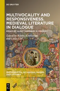 Multivocality and Responsiveness. Medieval Literature in Dialogue_cover