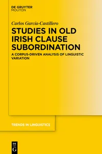 Studies in Old Irish Clause Subordination_cover