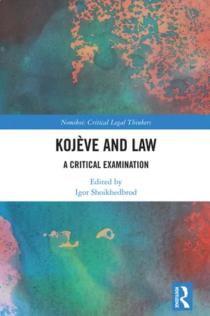 Kojève and Law