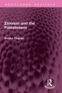 Zionism and the Palestinians_cover