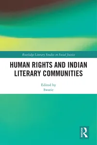 Human Rights and Indian Literary Communities_cover