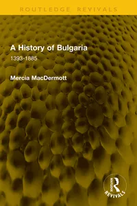 A History of Bulgaria_cover