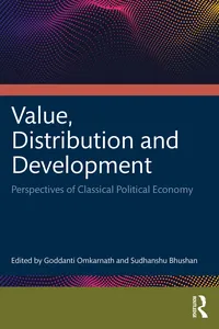 Value, Distribution and Development_cover