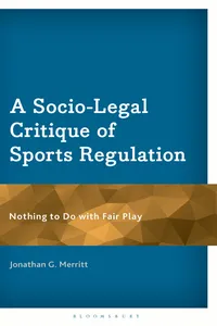 A Socio-Legal Critique of Sports Regulation_cover