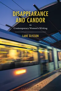 Disappearance and Candor in Contemporary Women’s Writing_cover