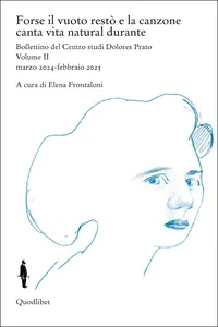 Forse il vuoto restò e la canzone canta vita natural durante_cover