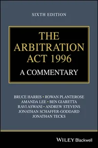 The Arbitration Act 1996