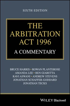 The Arbitration Act 1996
