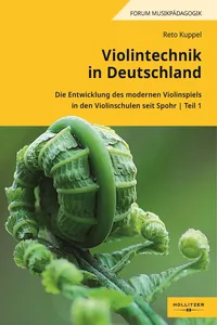 Violintechnik in Deutschland_cover