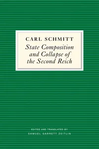 State Composition and Collapse of the Second Reich_cover