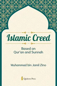 Islamic Creed Based on Qur'an and Sunnah_cover
