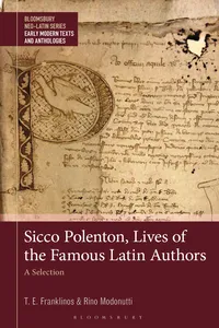 Sicco Polenton, Lives of the Famous Latin Authors_cover