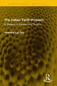 The Indian Tariff Problem
