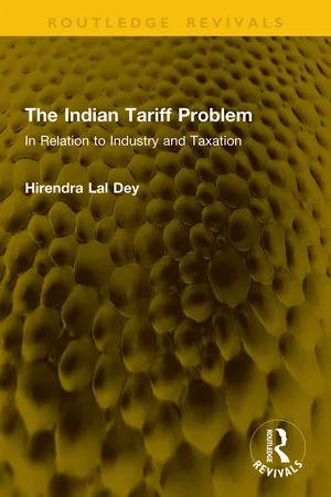 The Indian Tariff Problem