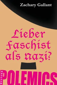 Lieber Faschist als Nazi?_cover
