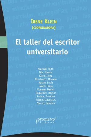 El taller del escritor universitario