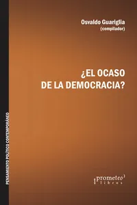 ¿El ocaso de la democracia?_cover