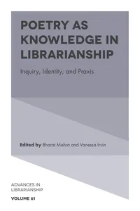 Poetry as Knowledge in Librarianship_cover