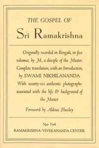Gospel of Sri Ramakrishna_cover