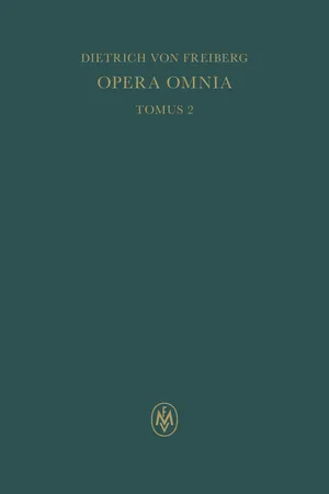 Opera omnia, Tomus II. Schriften zur Metaphysik und Theologie