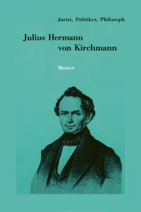 Julius Hermann von Kirchmann_cover