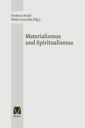 Materialismus und Spiritualismus