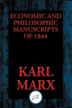 Economic and Philosophic Manuscripts of 1844