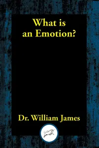 What Is an Emotion?_cover