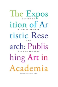 The Exposition of Artistic Research_cover