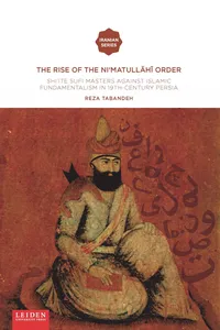 The Rise of the Ni‘matullāhī Order_cover