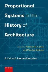 Proportional Systems in the History of Architecture_cover