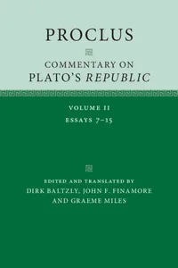 Proclus: Commentary on Plato's 'Republic'_cover