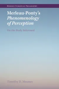 Merleau-Ponty's Phenomenology of Perception_cover