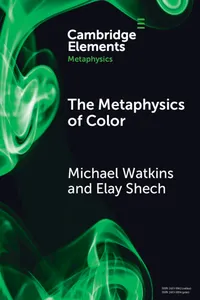 The Metaphysics of Color_cover