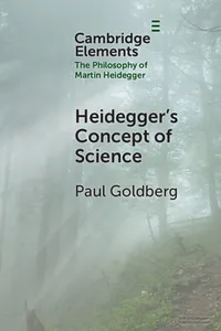 Heidegger's Concept of Science_cover