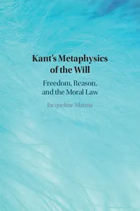 Kant's Metaphysics of the Will_cover