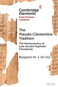 The Pseudo-Clementine Tradition_cover