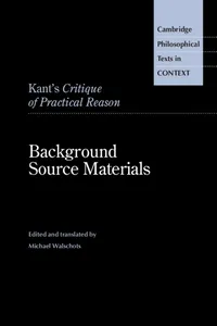 Kant's Critique of Practical Reason_cover