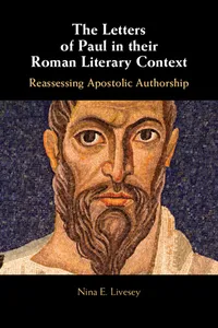 The Letters of Paul in their Roman Literary Context_cover