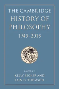 The Cambridge History of Philosophy, 1945–2015_cover