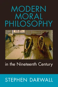 Modern Moral Philosophy in the Nineteenth Century_cover