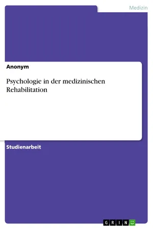 Psychologie in der medizinischen Rehabilitation