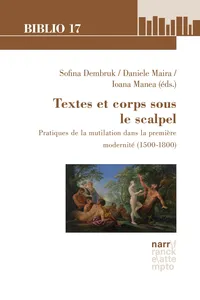 Textes et corps sous le scalpel_cover